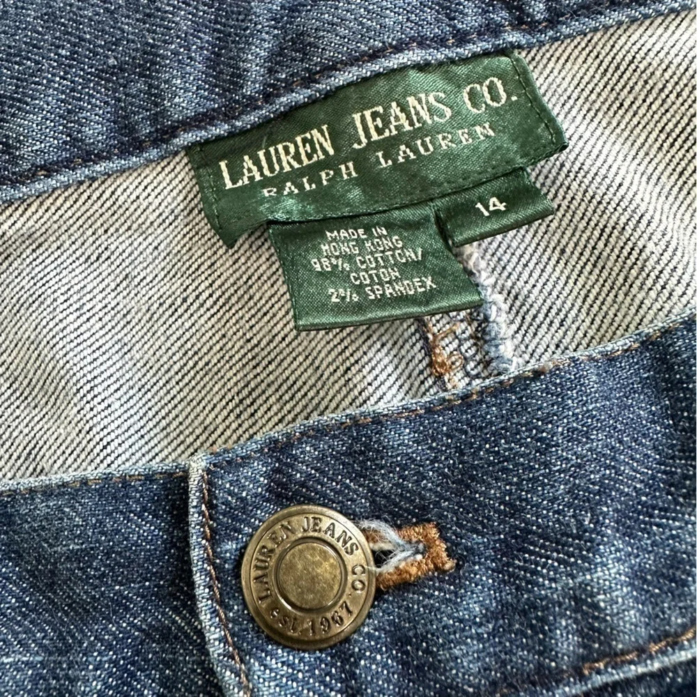 Lauren Jeans Co. Ralph Lauren High-Waist Jeans, size 14